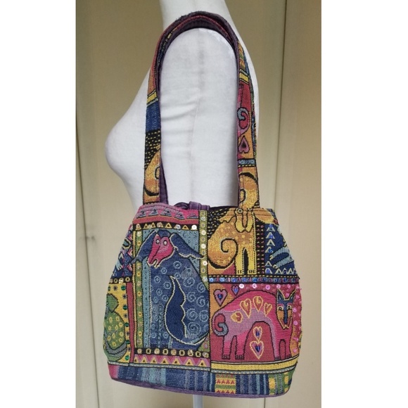 laurel burch tapestry handbags